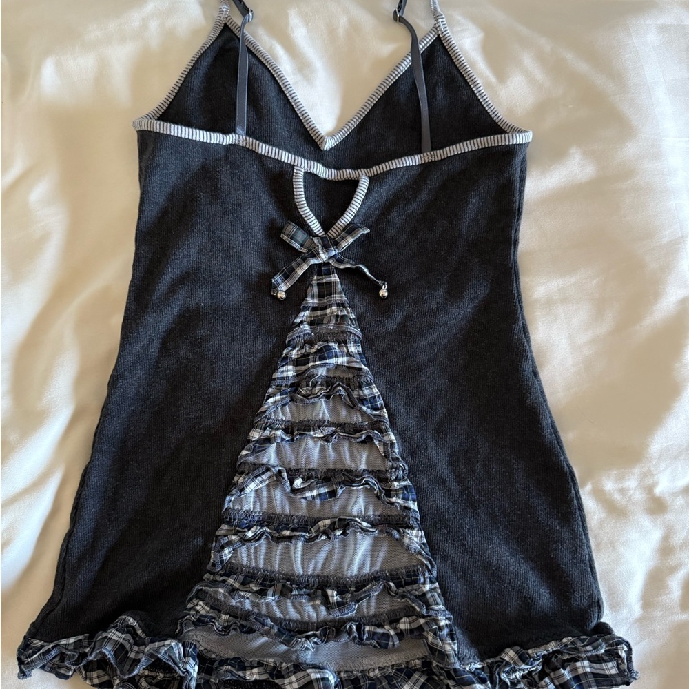 Victoria's Secret Black and Gray Cami